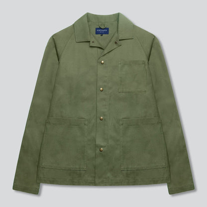 Olive chore coat